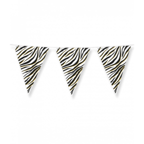 Zebra - Vlaggenlijn - 10 meter