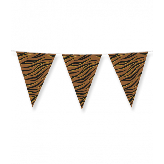 Tijger - Vlaggenlijn - 10 meter