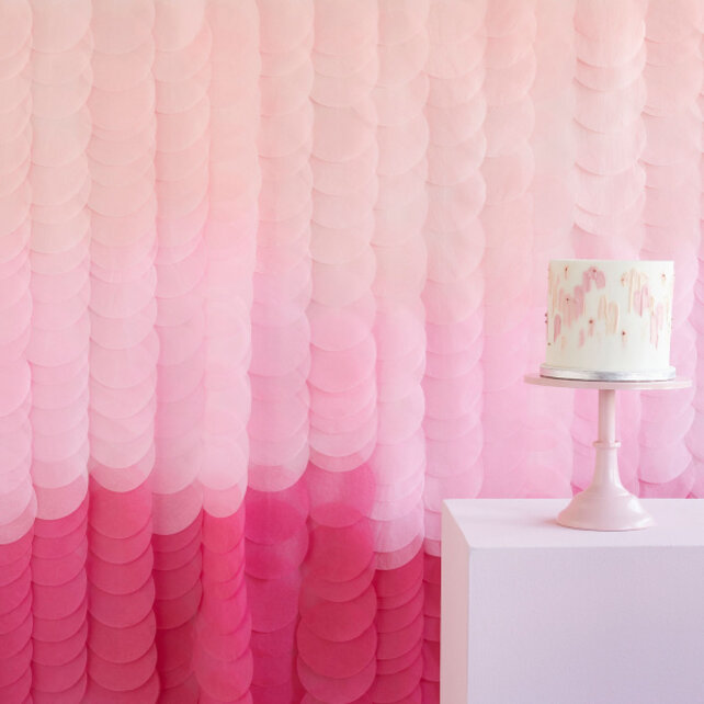 Backdrop - Ombre Roze