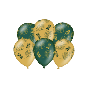 Jungle Bladeren - Ballonnen - 6 stuks - 30cm
