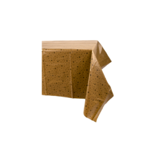 goud tafelkleed met zwarte sterren