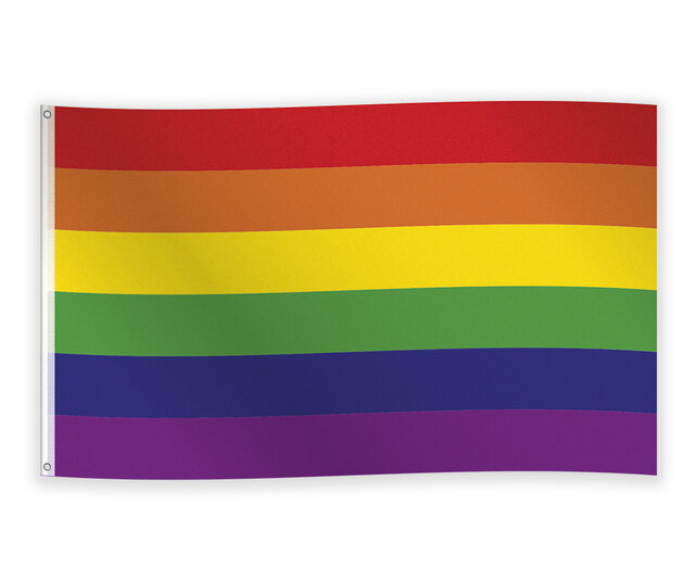 Regenboog - Pride - Vlag 90 x 150cm