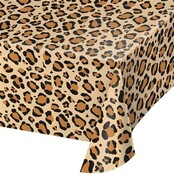 Tafelkleed panter print plastic 137x274cm
