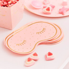 Slaapfeestje Pink Wink papieren servetten 16 stuks 16x20cm