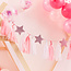 Ginger Ray Roze tassel slinger met roze sterren 200cm