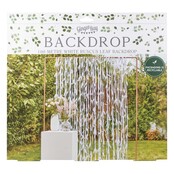 Backdrop witte blaadjes Botanical Wedding 100 meter Backdrop witte blaadjes Botanical Wedding 100 meter