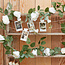 Ginger Ray Decoratieslinger met witte rozen 200cm