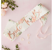 Bride to be sherp | Team Bride floral Party 75cm