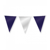 Vlaggenlijn Vlaggenlijn Zilver en Blauw 10 meter