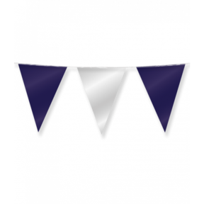 Vlaggenlijn Vlaggenlijn Zilver en Blauw 10 meter