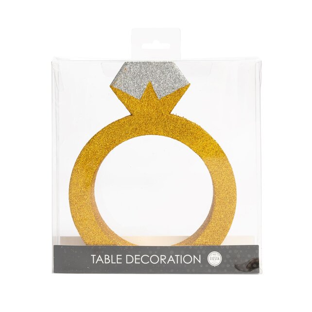 Tafeldecoratie Ring Goud 16x21x3cm