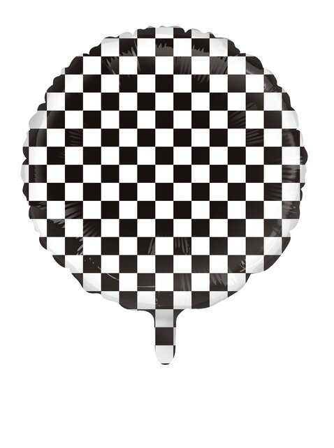 Folieballon racevlag 46cm