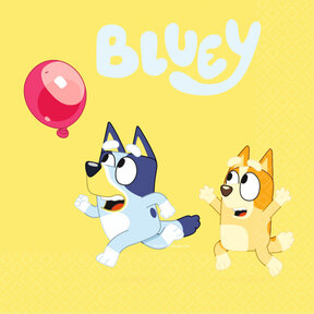Bluey papieren servetten 16 stuks 33x33cm