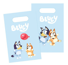 Bluey papieren uitdeelzakjes 8 stuks 16x23cm