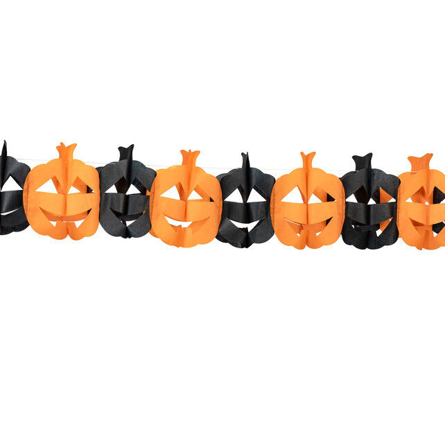 Pompoen Halloween slinger 6m