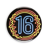 Neon button - 16