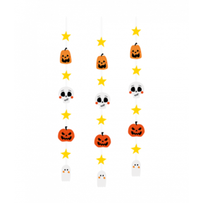 Halloween Hang decoratie - 3 stuks