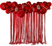 Ballonboog Halloween rood