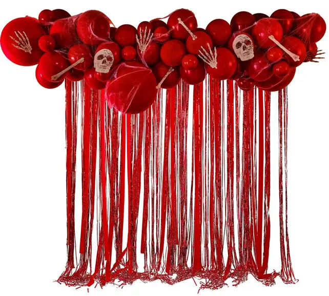 Ballonboog Halloween rood