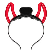 Tiara duivel - Halloween met LED