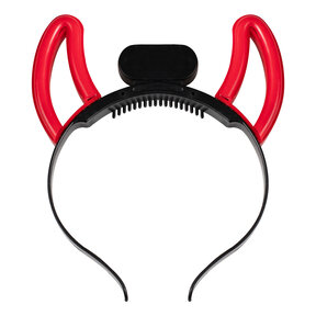 Tiara duivel - Halloween met LED