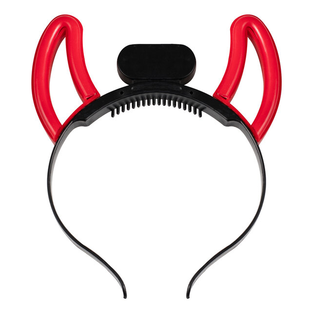 Tiara duivel - Halloween met LED