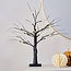Ginger Ray Zwarte boom met verlichting - 40cm