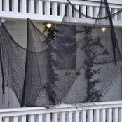 Zwart spookhuis backdrop Halloween