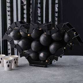 Vleermuis ballonstandaard Halloween met lampjes