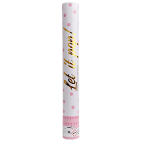 Party popper lichtroze - 40cm - papier
