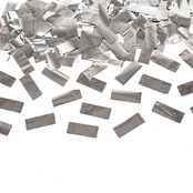 Confetti kanon zilver metallic - 28cm
