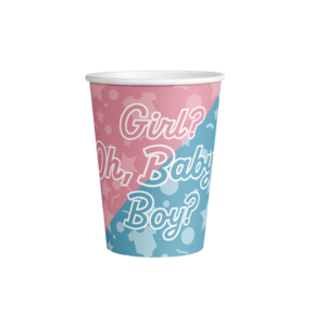 Gender Reveal - Bekers - 8 stuks - 250ml