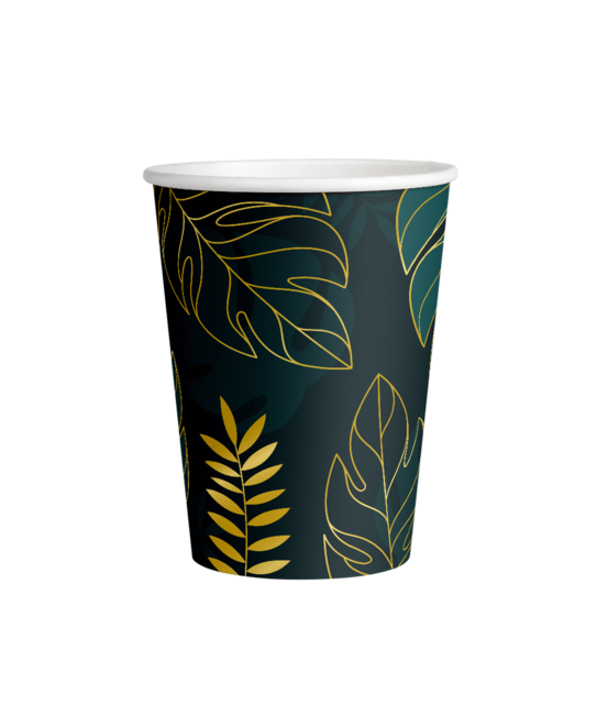 Jungle Bladeren - Bekers - 8 stuks - 250ml