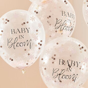 Baby in Bloom bloemconfetti-ballonnen - merk Ginger Ray