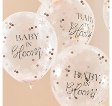 Baby in Bloom bloemconfetti-ballonnen - merk Ginger Ray