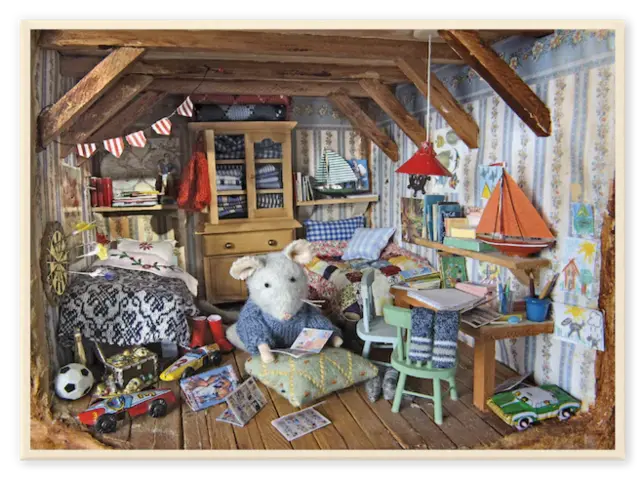 Puzzel Sam's slaapkamer (200 stukjes) Het Muizenhuis