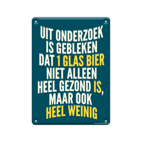 Metalen bord uit onderzoek is gebleken
