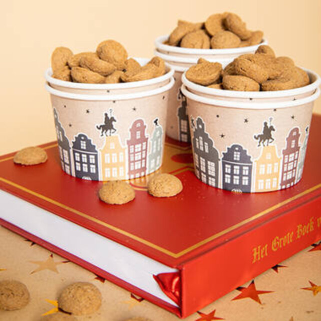 Snoepbakjes 'Welkom Sint & Piet' 250ml - 5 stuks