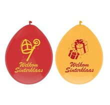 Balonnen welkom Sinterklaas