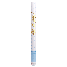 Party popper lichtblauw - 60cm - papier