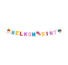 Letterslinger 'Welkom Sint' 150cm