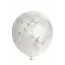 We Fiesta Ballonnen Confetti Wit - 6 stuks - 30cm