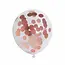 We Fiesta Ballonnen Confetti Rosé goud - 6 stuks - 30cm