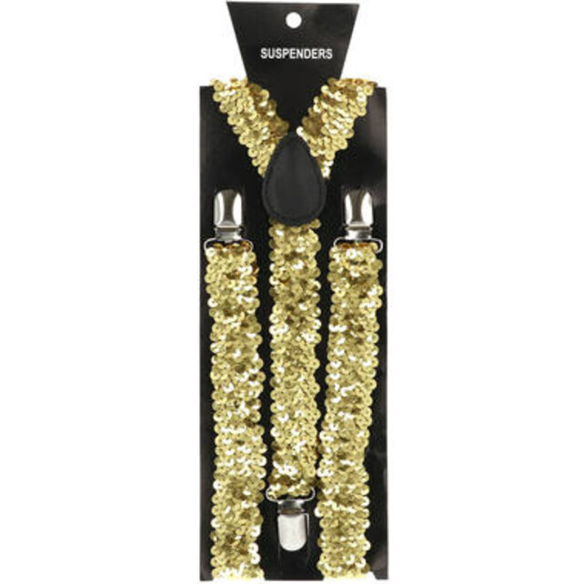Bretels goudkleurig