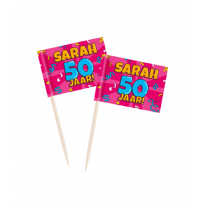 Sarah Cartoon - Cocktail Prikkers - 50 stuks