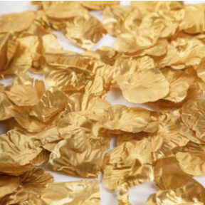 Rozenblaadjes Metallic Goud - 144 stuks