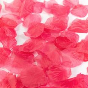 Rozenblaadjes Donker Roze - 144 stuks