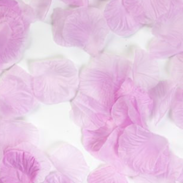 Rozenblaadjes Licht Paars - 144 stuks