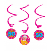 Sarah Cartoon - Swirl decoratie - 3 stuks