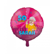 Sarah Cartoon - Folieballon - 45cm